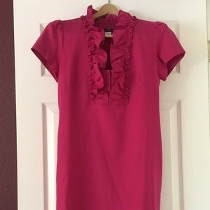 Fun pink dress for work!